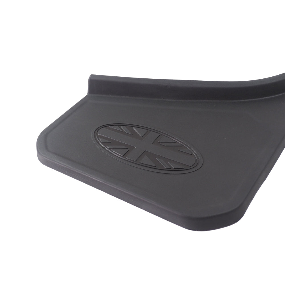 Aftermarket Mudflap Set Fits Defender 2020+ (L663) Union Jack Variant - Black - 118