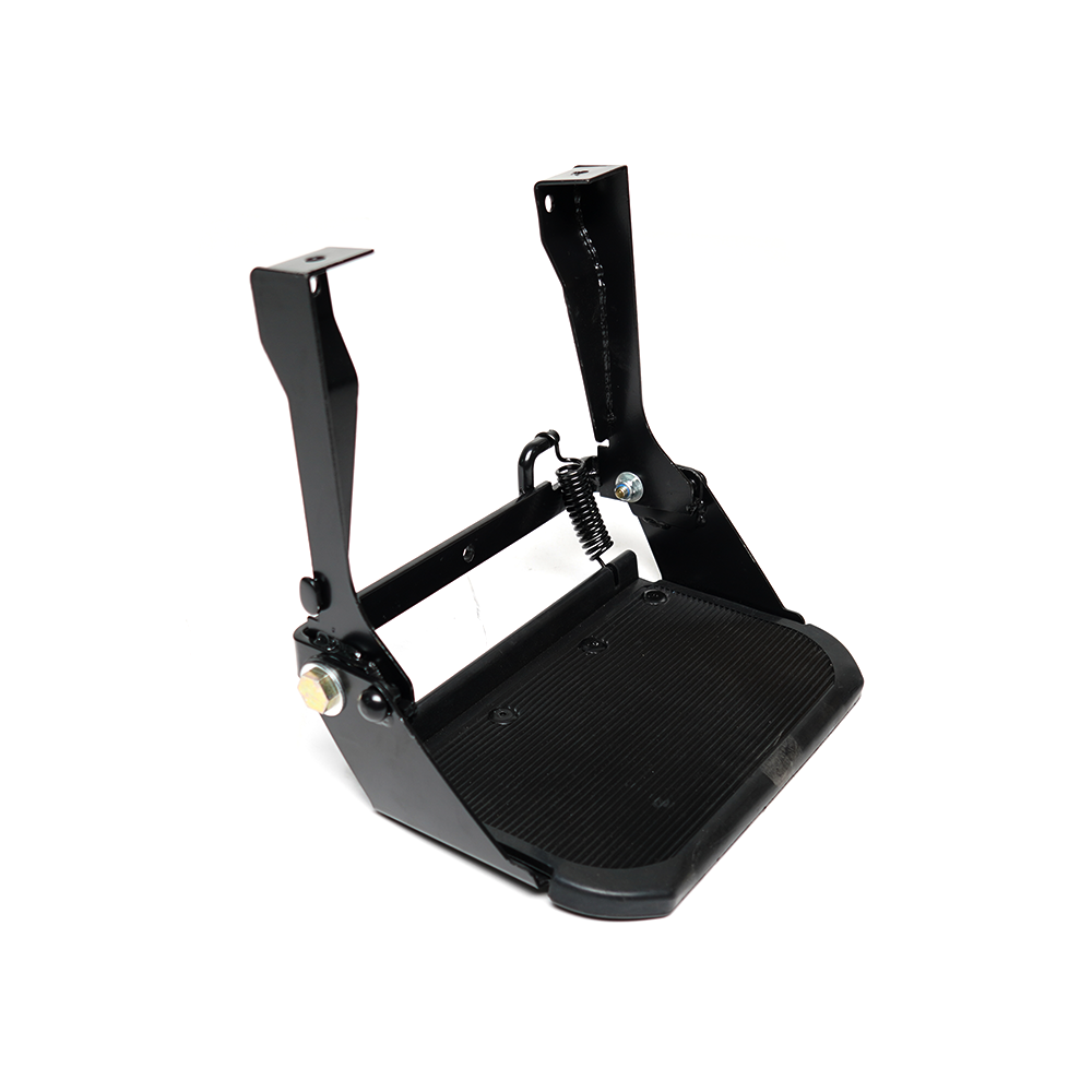 Classic Defender Folding Side Step & Fitting Kit Black - E929