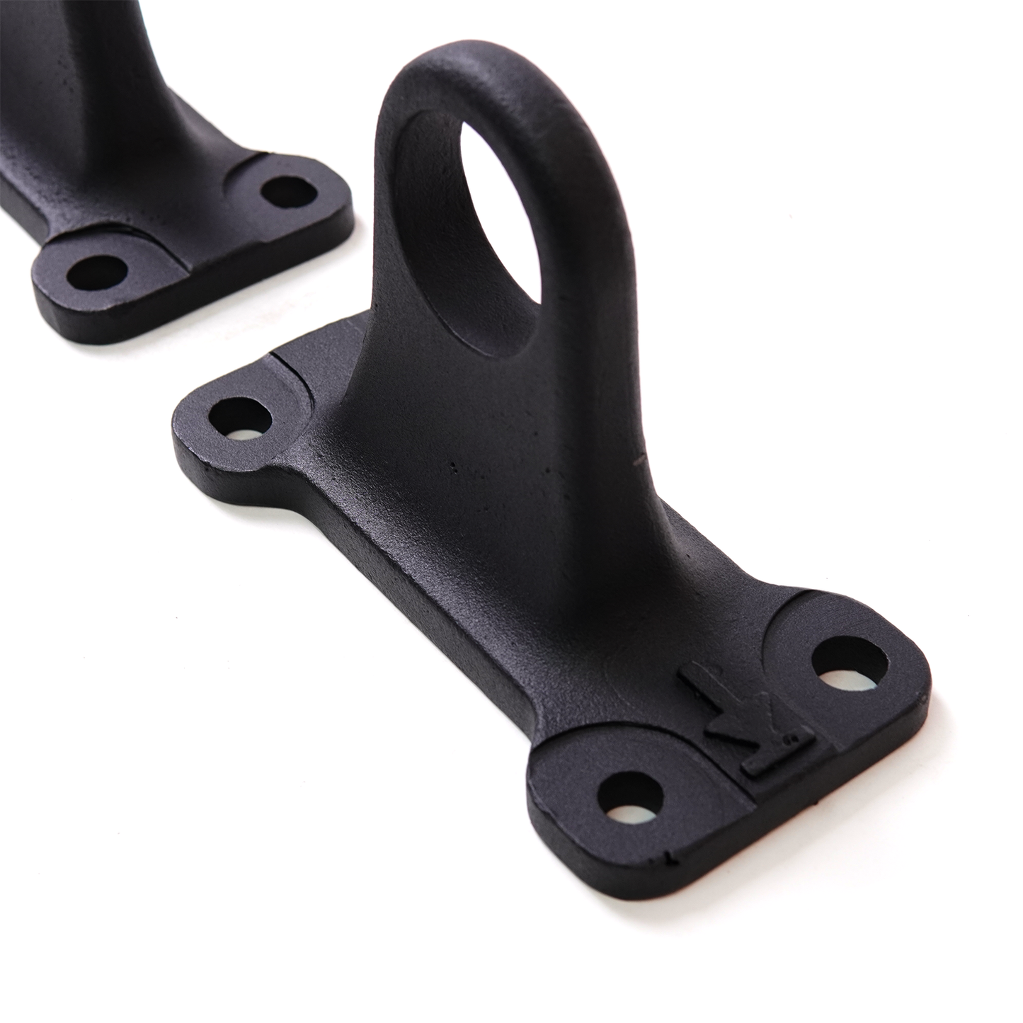 Defender L663 Rear Tow Hook Loops x2 Black Recovery Point - E922