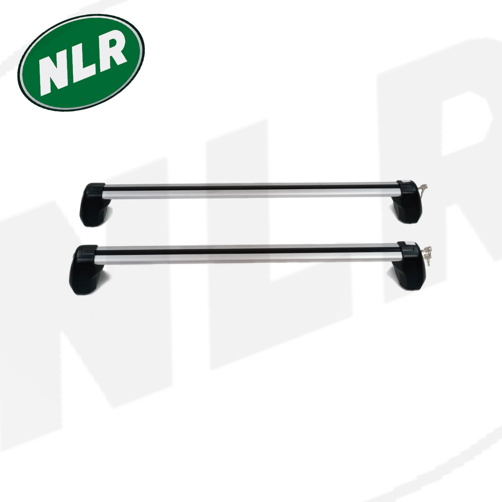 Roof Cross Bars Silver Black Full Length Defender 90 L663 - 296