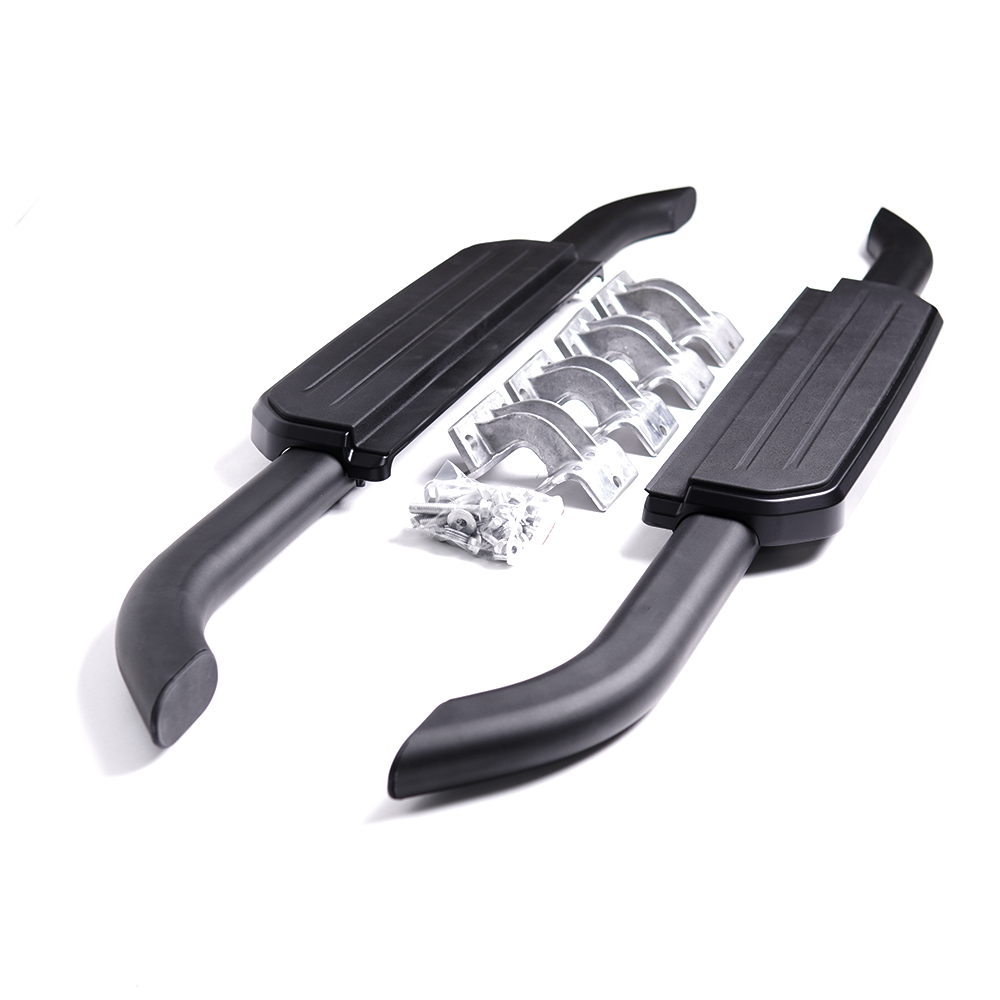 Defender L663 Running Board Side Steps All Black for 90 - E902