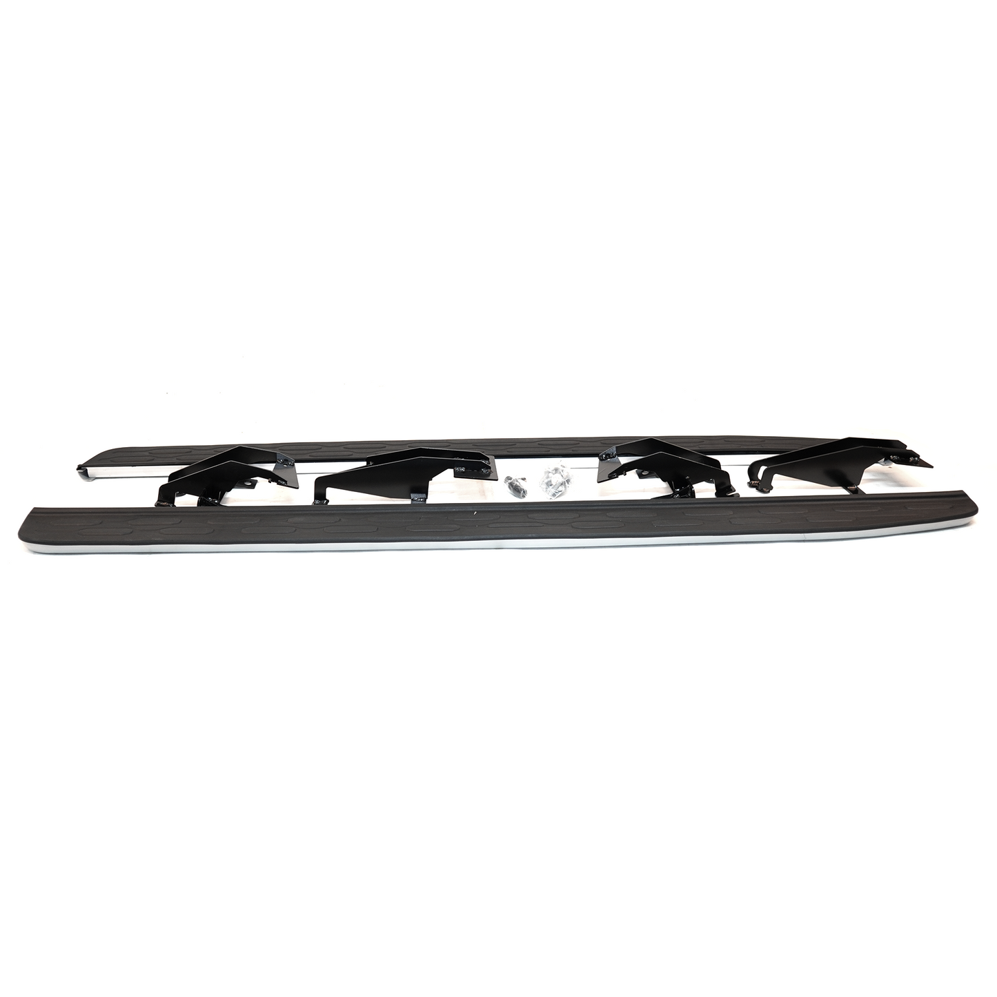 Land Rover Discovery 5 2016 Onwards Black/Silver Running Boards Side Step Bars for L462 - E131