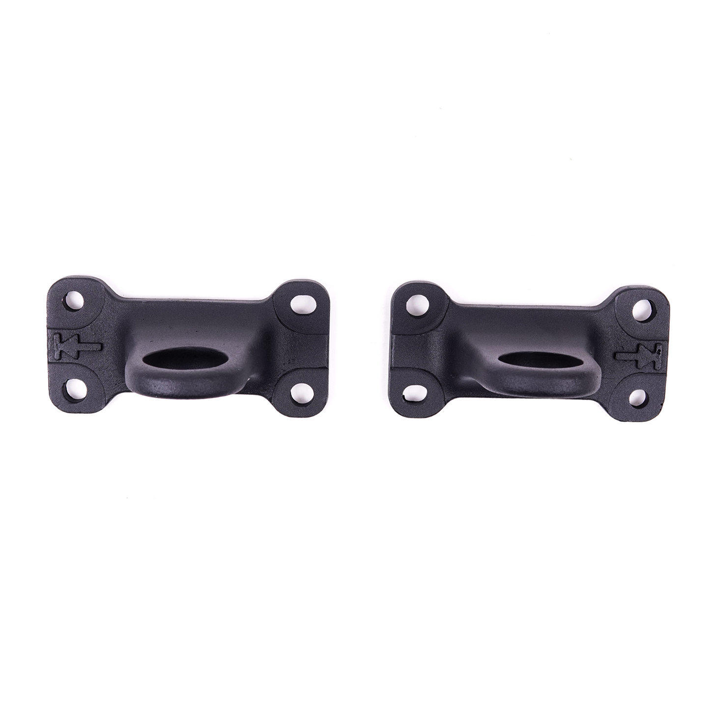 Defender L663 Rear Tow Hook Loops x2 Black Recovery Point - E922