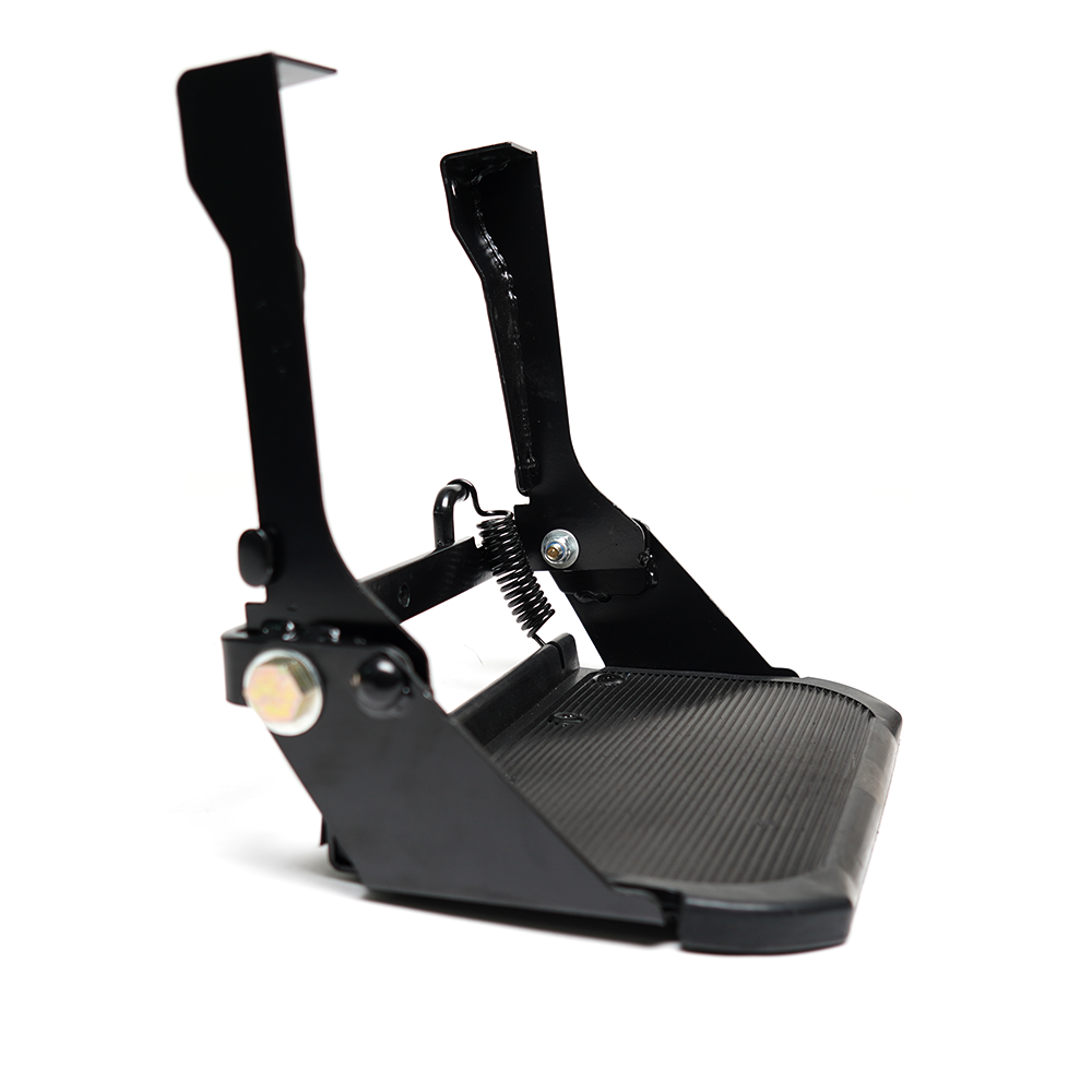 Classic Defender Folding Side Step & Fitting Kit Black - E929