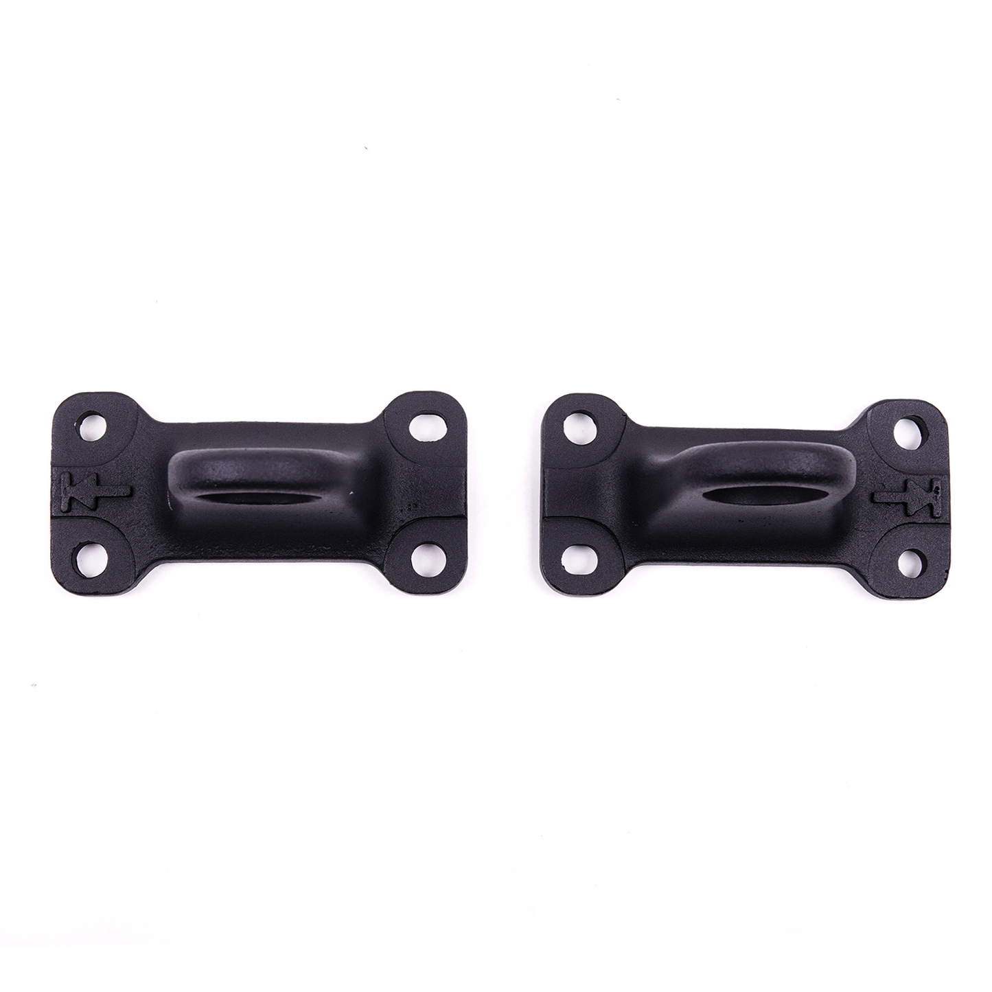 Defender L663 Rear Tow Hook Loops x2 Black Recovery Point - E922