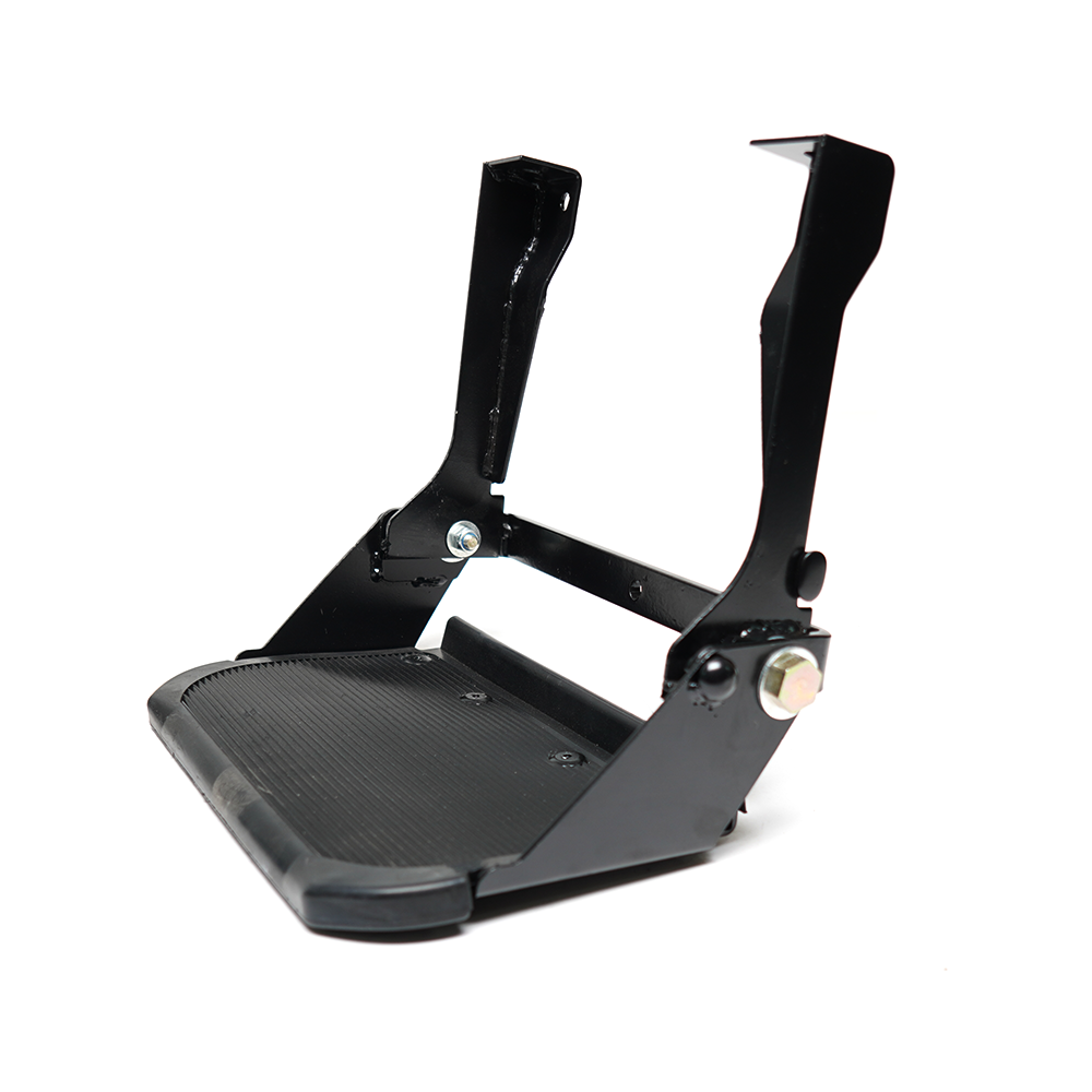 Classic Defender Folding Side Step & Fitting Kit Black - E929