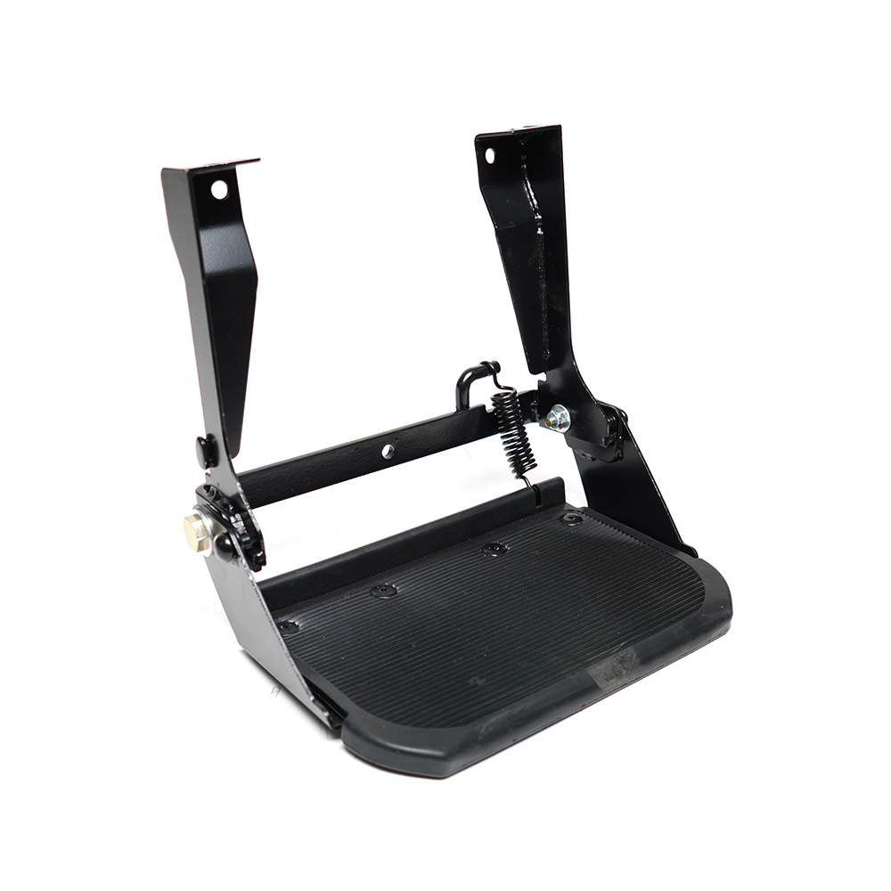 Classic Defender Folding Side Step & Fitting Kit Black - E929