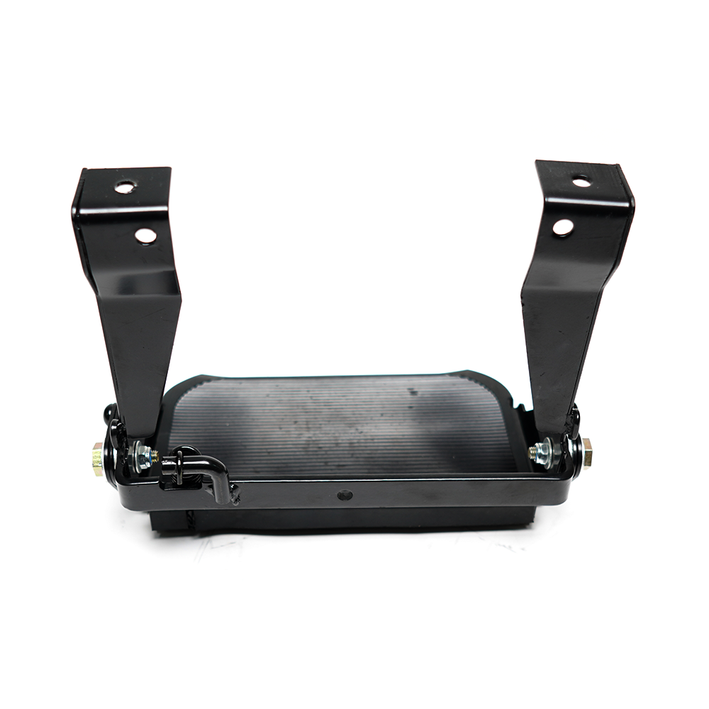 Classic Defender Folding Side Step & Fitting Kit Black - E929