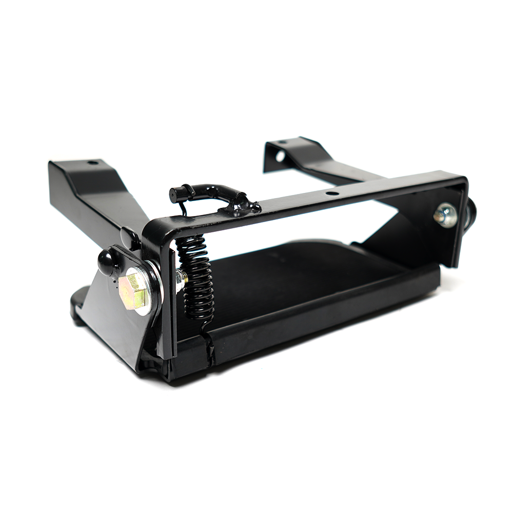 Classic Defender Folding Side Step & Fitting Kit Black - E929