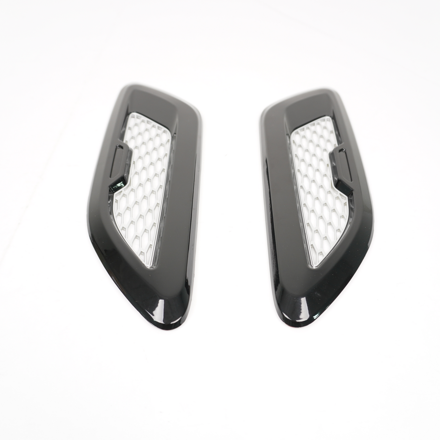 Dummy Bonnet Vents Dynamic Style Grilles Black / Silver for Range Rover Evoque 2011-2019 - E23