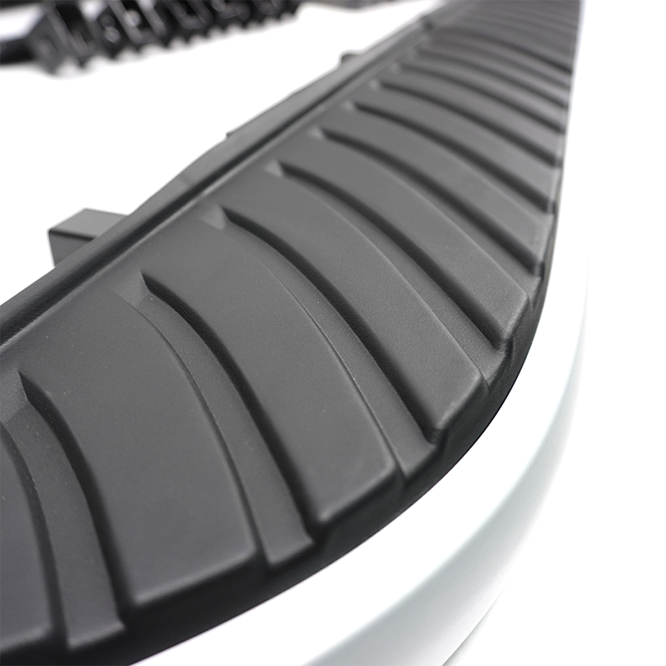 Running Board Side Steps Only Black/Silver for Land Rover Freelander 2 2007-2015 - E38