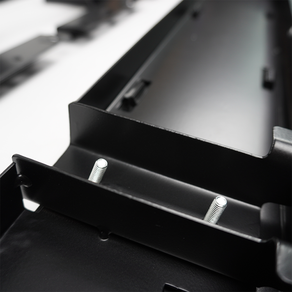 Discovery 3/4 2005 - 2015 Side Steps Running Boards Black & Silver - E46