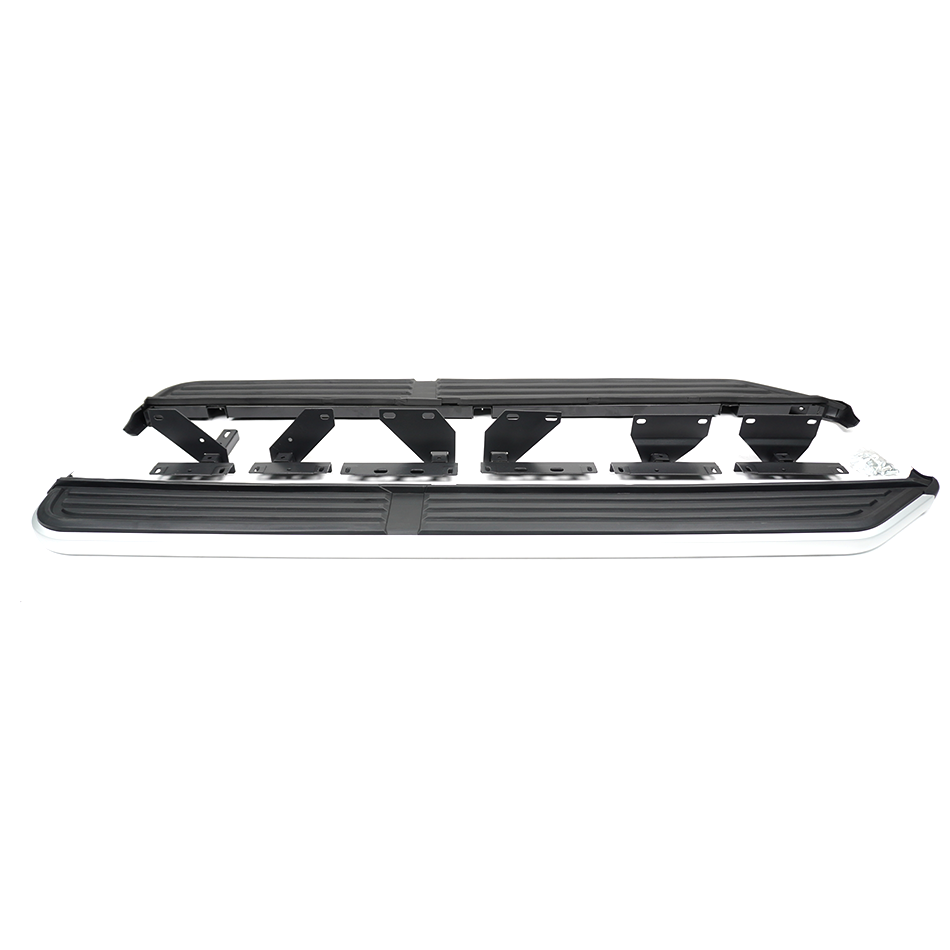 Discovery 3/4 2005 - 2015 Side Steps Running Boards Black & Silver - E46