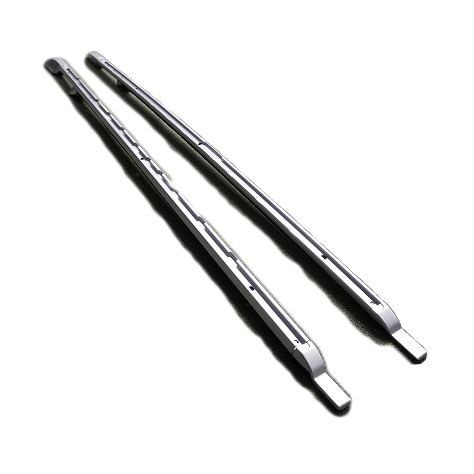Discovery 3 & 4 Aluminium Extended Roof Rails Bars Silver - E58