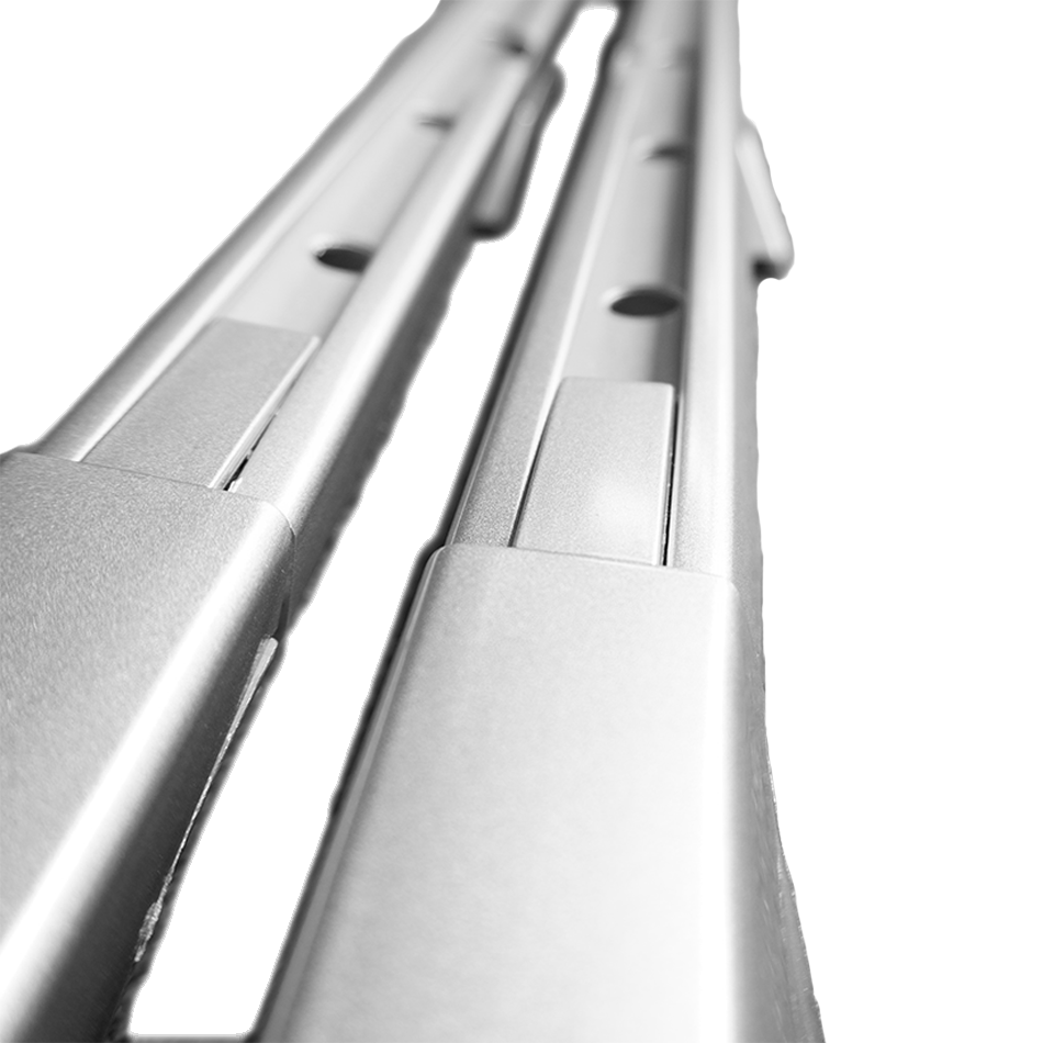Discovery 3 & 4 Aluminium Extended Roof Rails Bars Silver - E58