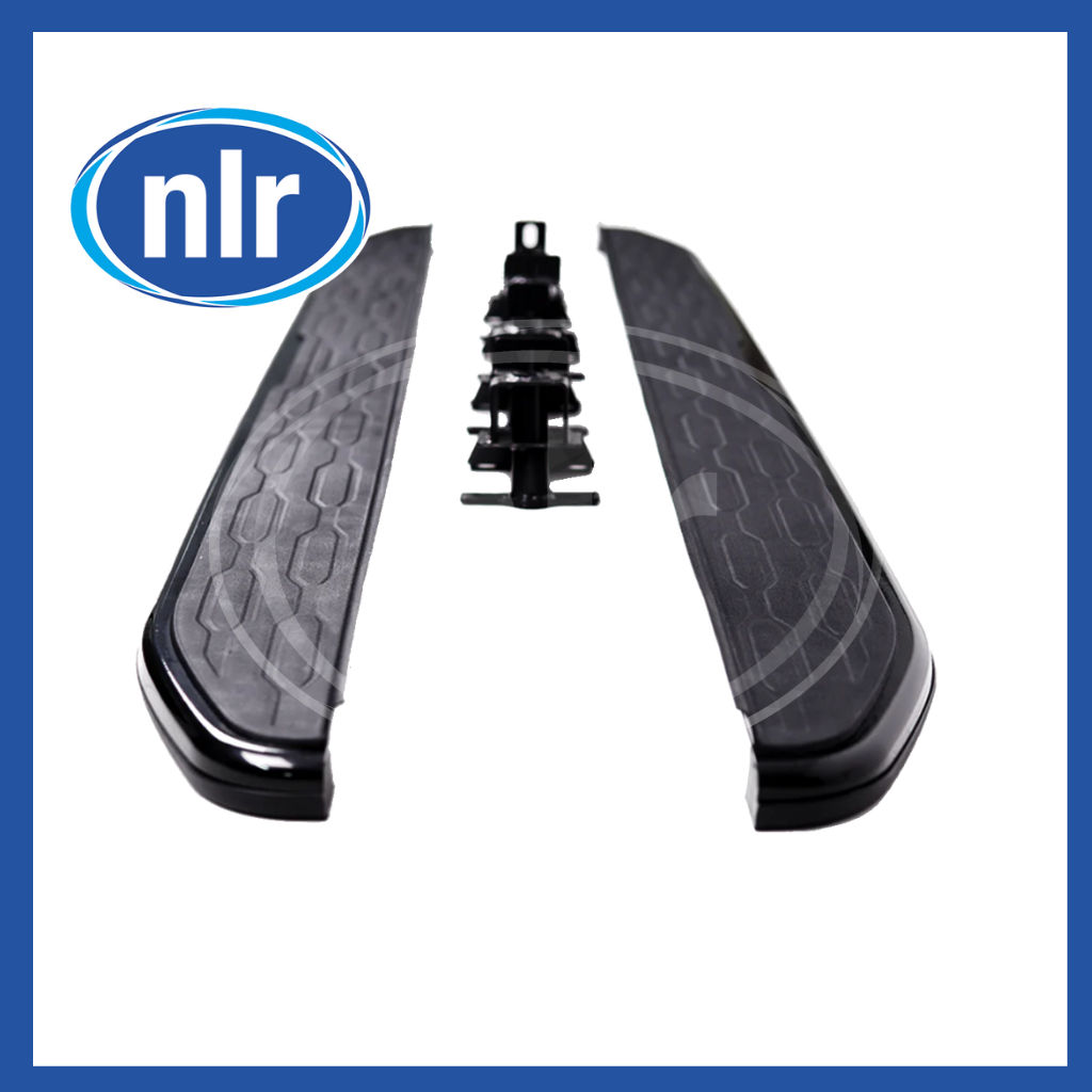 Black Aftermarket Side Steps For Land Rover Discovery Sport