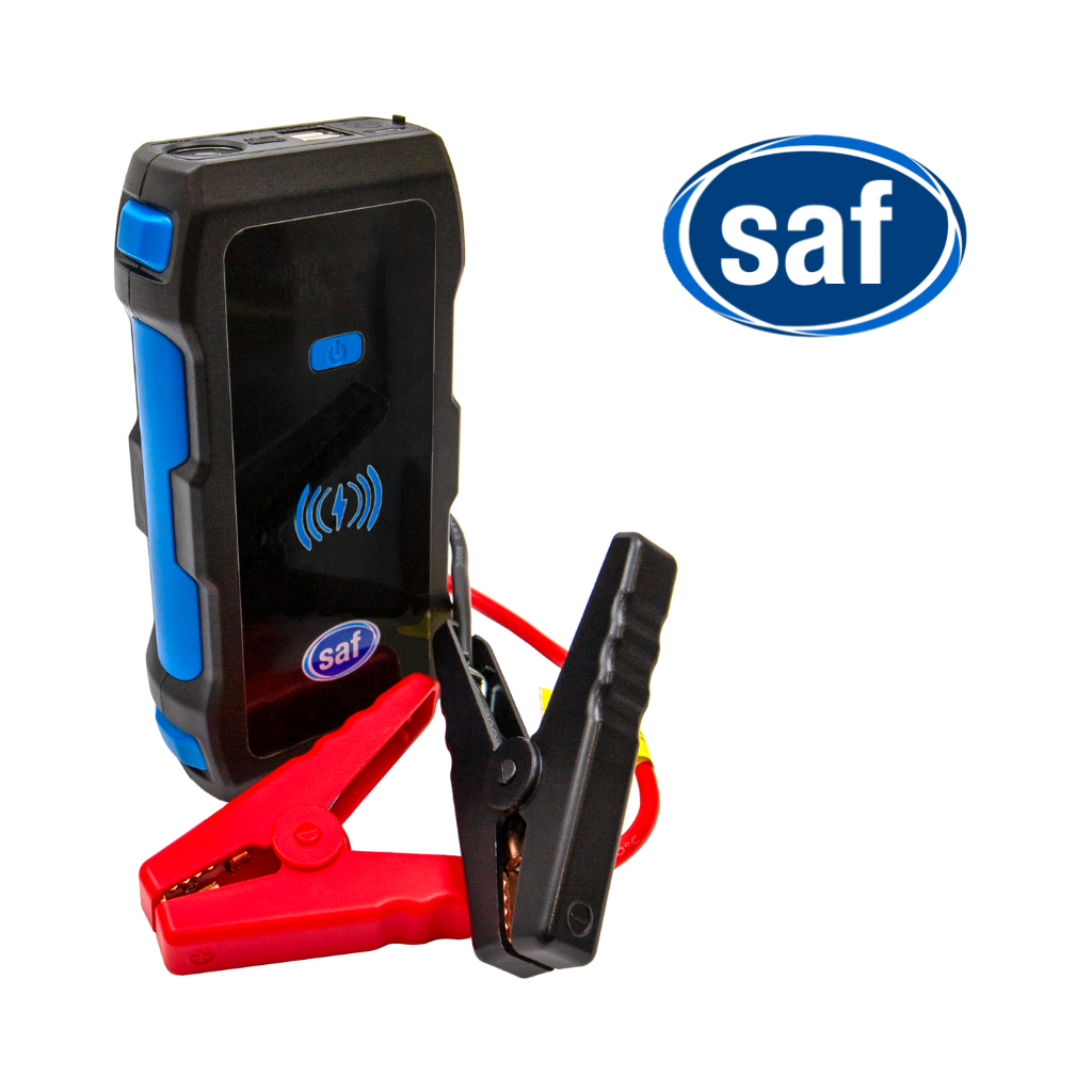 SAF Car Jump Starter Pack Power Bank USB And Wireless Charger Emergency 5V/2A M10