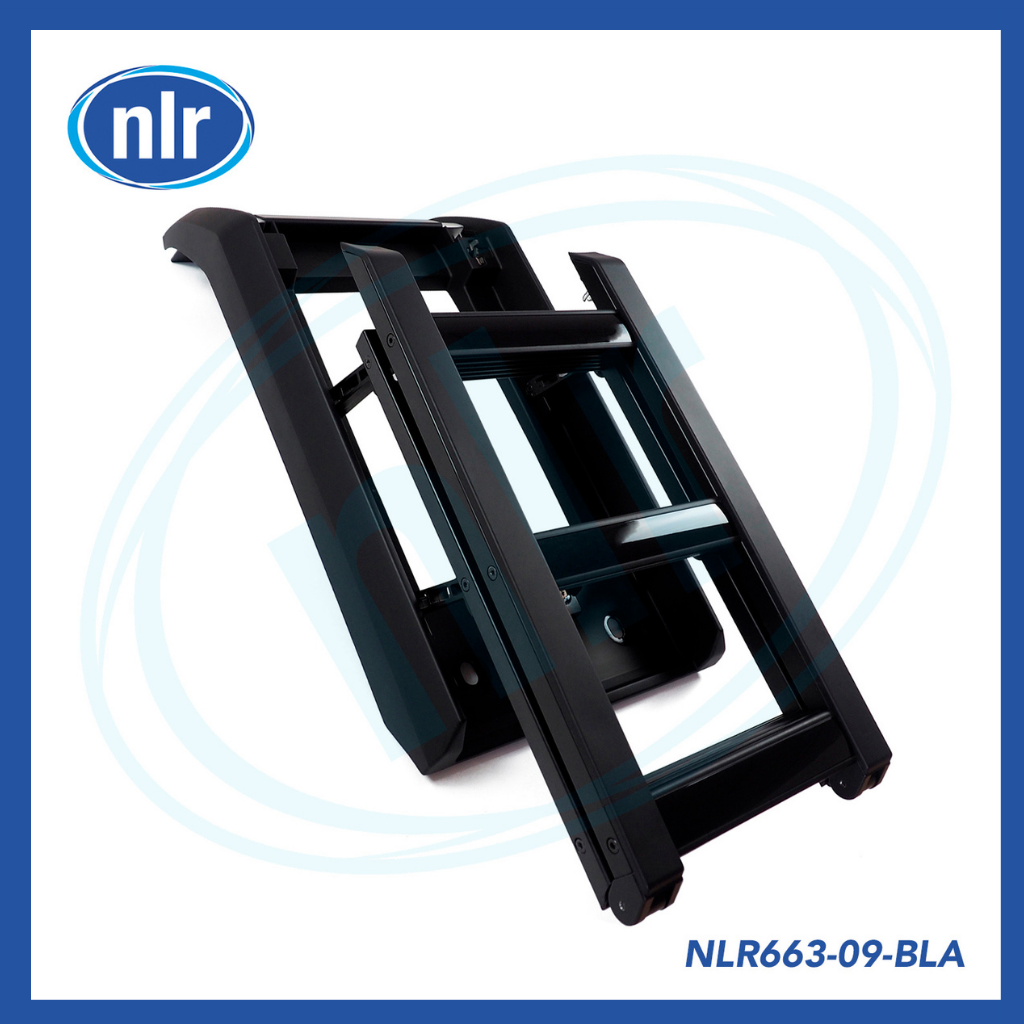 Aftermarket Side Folding Ladder For New Defender 2020+ (L663) - Black - 09-BLA