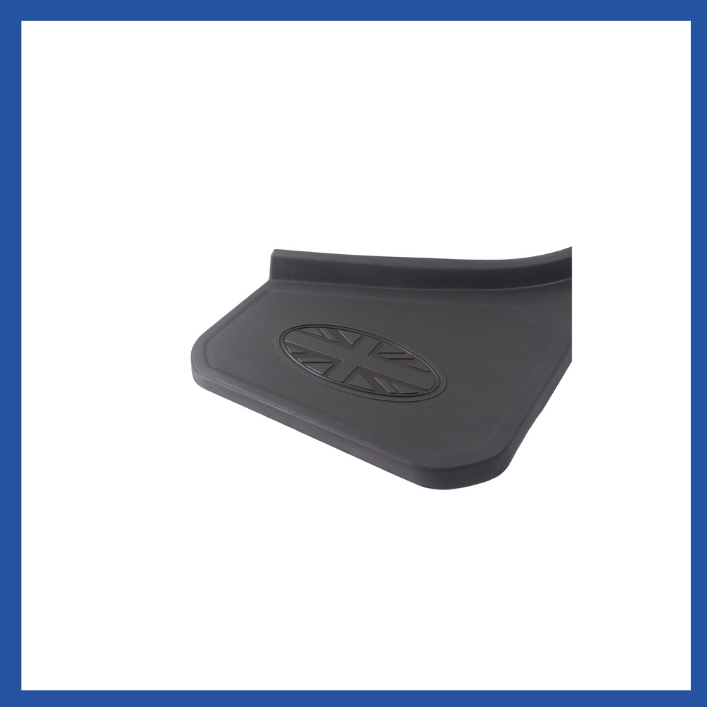 Aftermarket Mudflap Set Fits Defender 2020+ (L663) Union Jack Variant - Black - 118