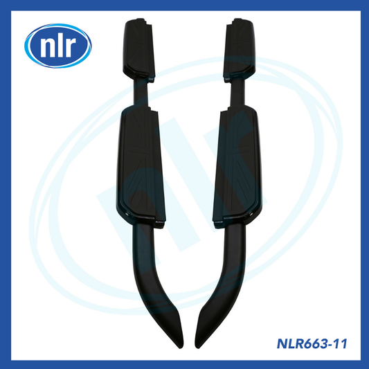 Side Step Running Boards - Union Jack Style, Black for Defender 110 2020+ -11