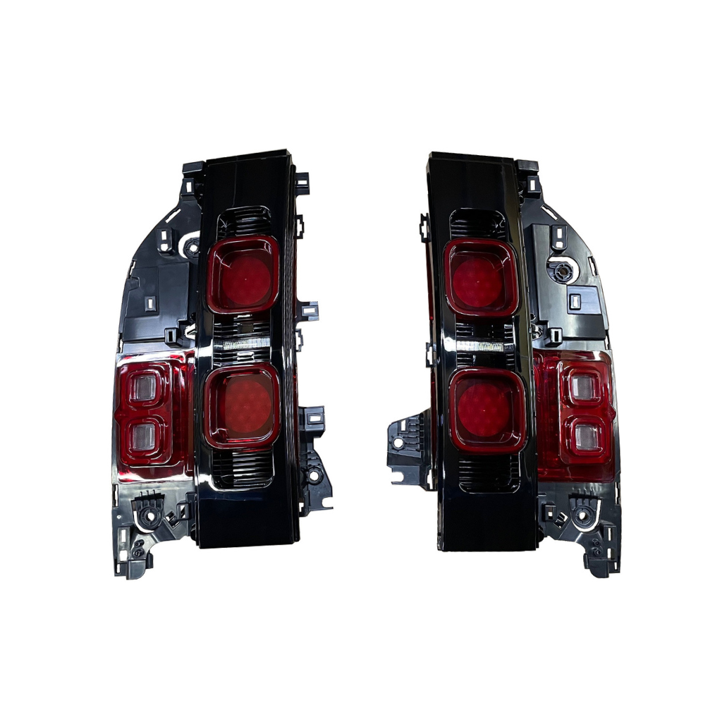 Rear Brake Light Cluster - Red Direct Replacement for Land Rover Defender (L663) – 122-Red