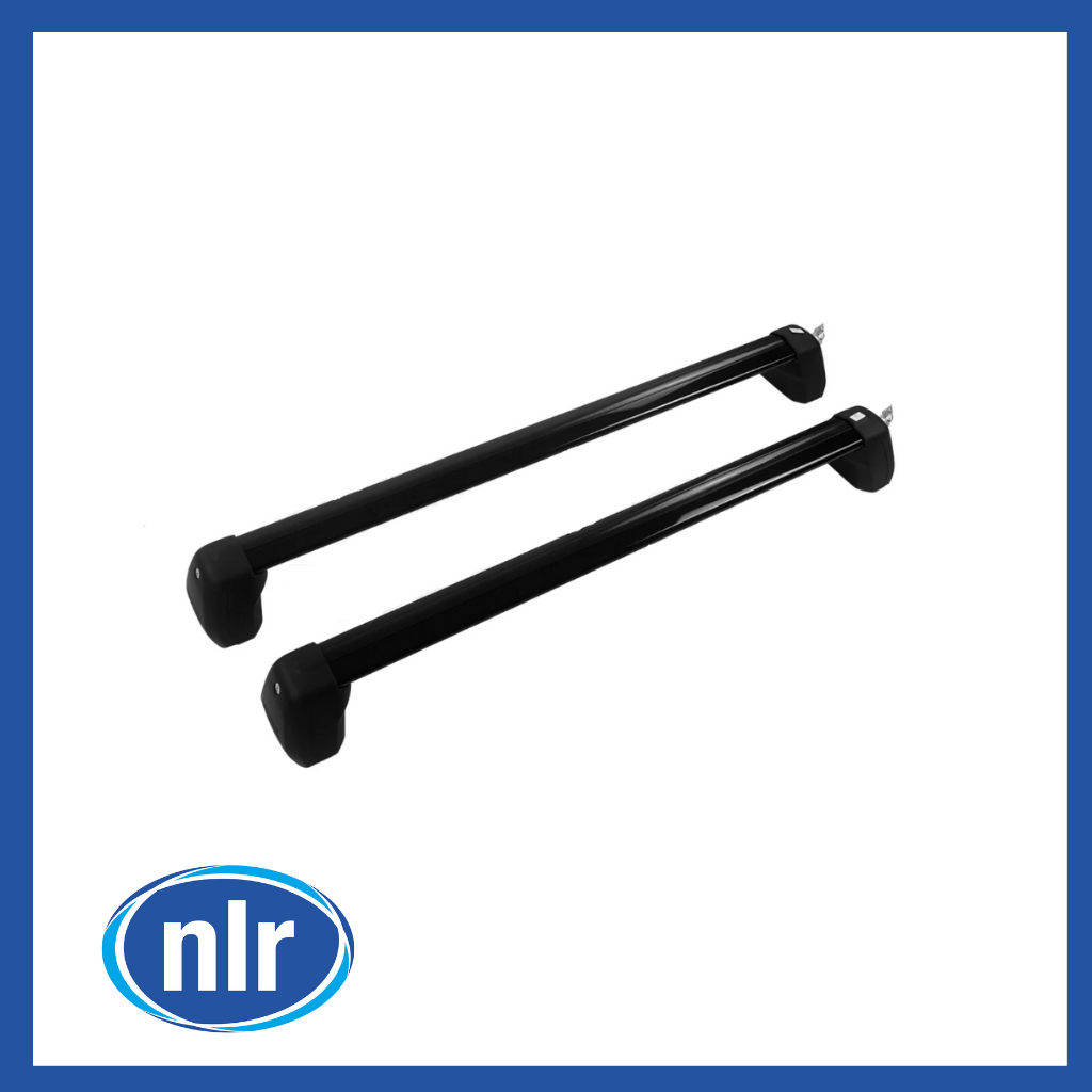 Aftermarket Roof Cross Bars Black Full Length Fits Defender 90 L663 - 297