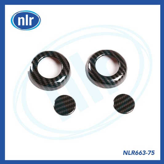 Aftermarket Front Seat Headrests Carbon Fibre Style Buttons For New Defender 2020+ (L663) - 75