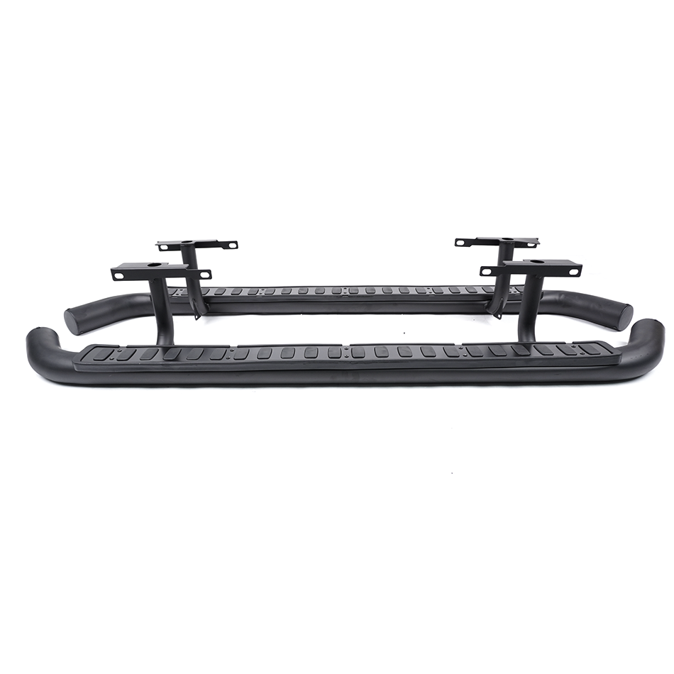 Classic Defender 110 Side Steps Tubular All Black - E109