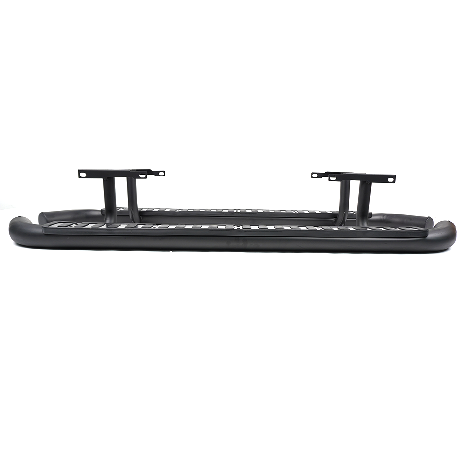 Classic Defender 110 Side Steps Tubular All Black - E109