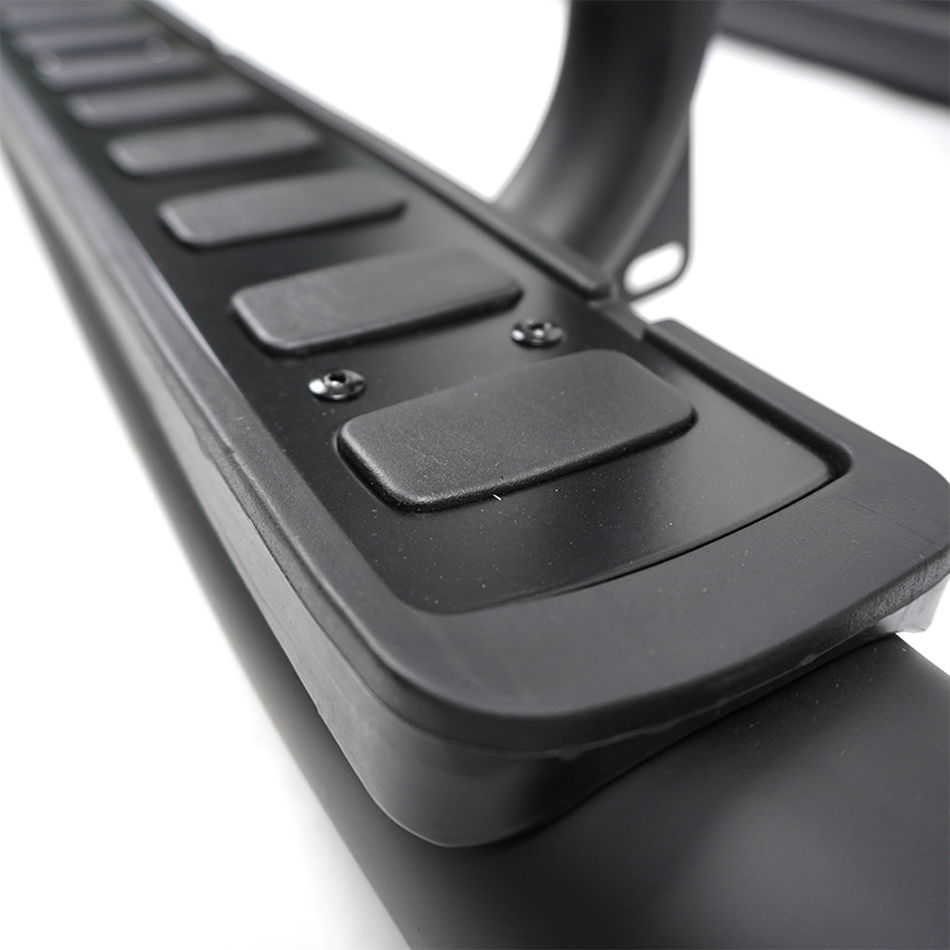 Classic Defender 110 Side Steps Tubular All Black - E109