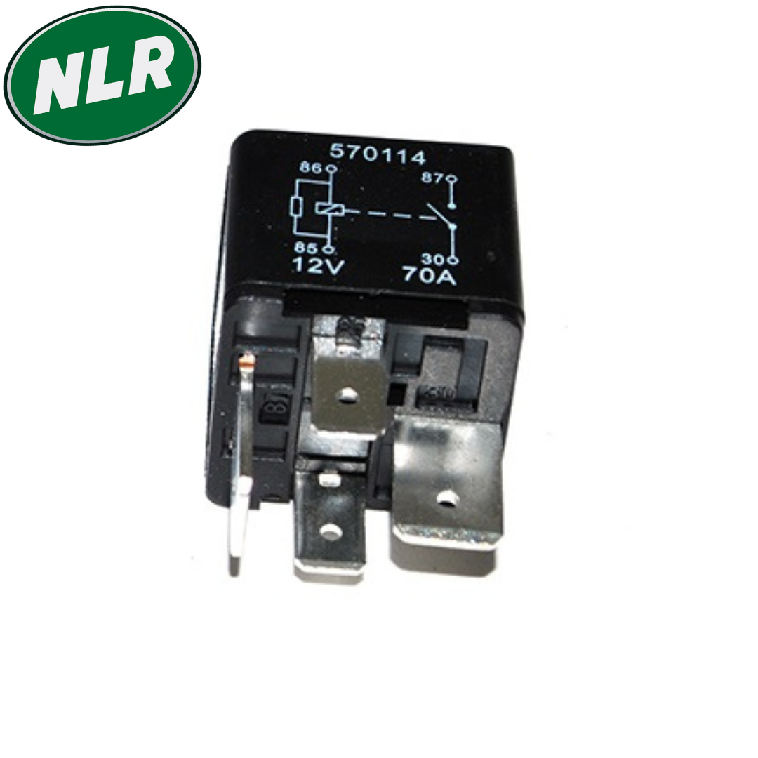 Land Rover and Range Rover Air Suspension Compressor Relay 4 Pin 70a YWB500220