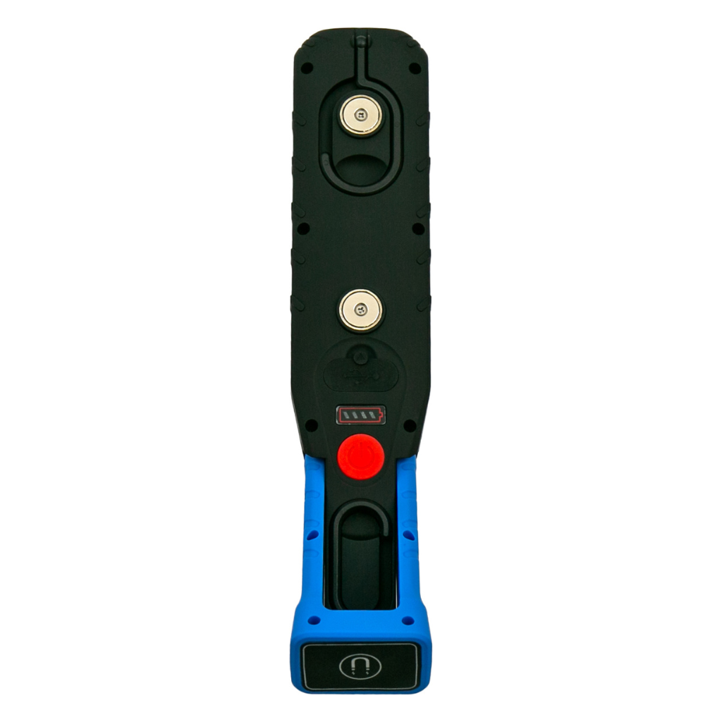 Portable Rechargeable Magnet LED Work Light Portable Flashlight With Hooks - FL225