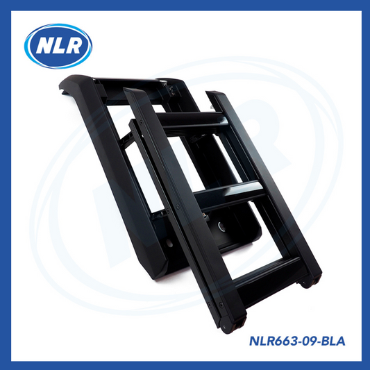 Aftermarket Side Folding Ladder For New Defender 2020+ (L663) - Black - 09-BLA