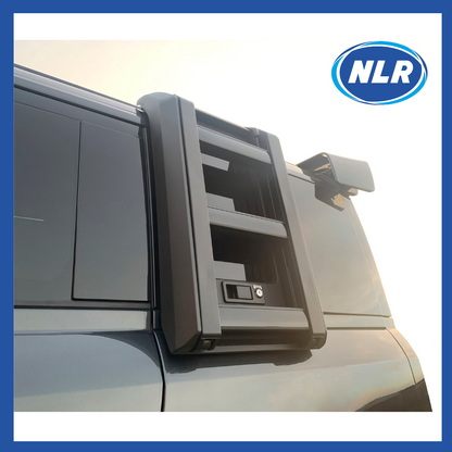 Aftermarket Side Folding Ladder For New Defender 2020+ (L663) - Black - 09-BLA