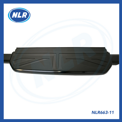 Side Step Running Boards - Union Jack Style, Black for Defender 110 2020+ -11