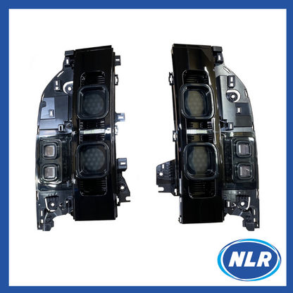Aftermarket Rear Brake Light Cluster - Black Direct Replacement for Land Rover Defender (L663) –  122-BLA