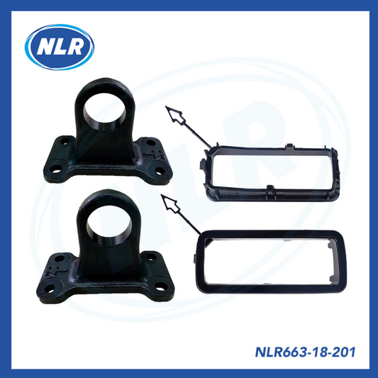 Aftermarket Tow Hooks and Surrounds Fits Land Rover Defender 2020+ (L663), Black - 18/201