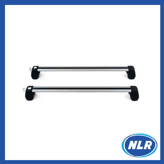 Aftermarket Roof Cross Bars Silver Black Full Length for Defender 110 L663 - 194