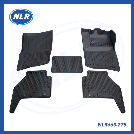 Aftermarket Rubber Mat Set for Land Rover Defender 110 - 275