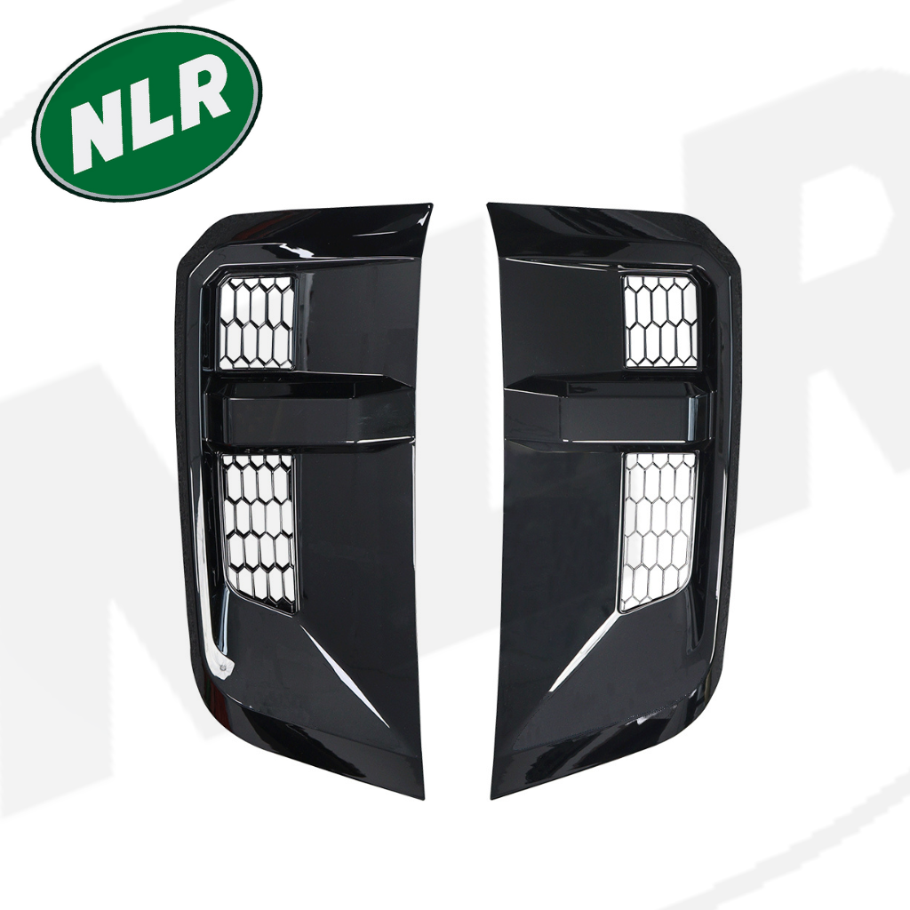 Side Vent Set Fits Land Rover Defender 2020+ (L663) Gloss Black - 353