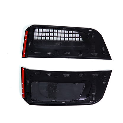 Defender L663 Side Wing Fender Vents Gloss Black - E907