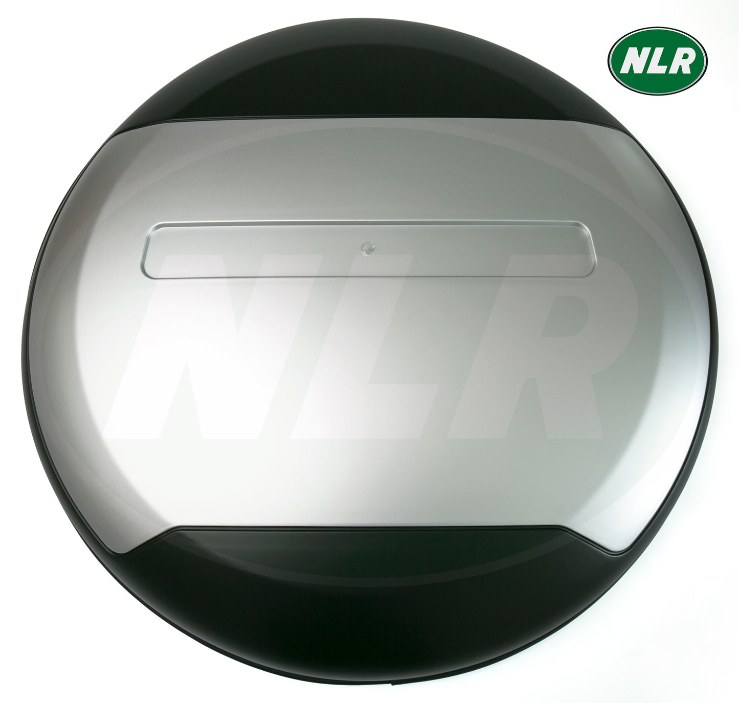 Defender L663 Spare Wheel Cover Rear Mounted Black/Silver - E605