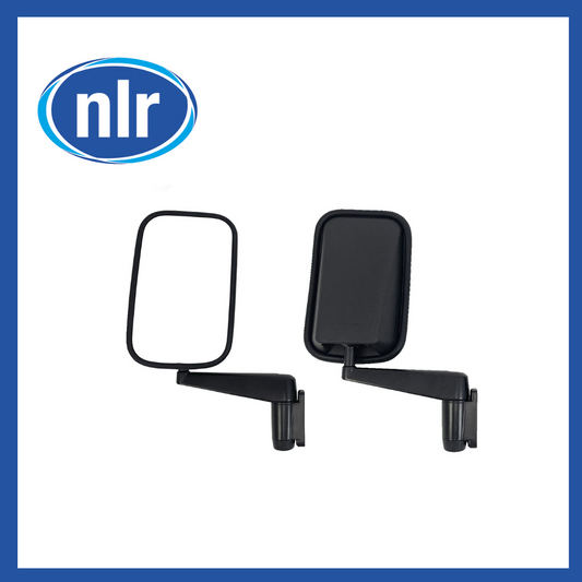 Door Wing Mirrors With Arms (Pair) for Classic Defender - E814