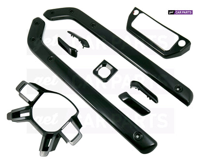 Defender L663 Interior Trim Insert Kit All Black - E904