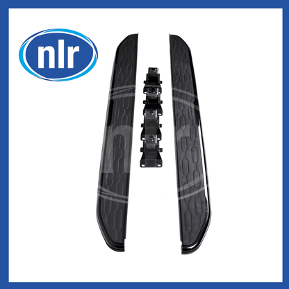 Black Aftermarket Side Steps For Land Rover Discovery Sport