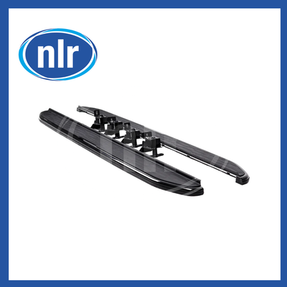 Black Aftermarket Side Steps For Land Rover Discovery Sport