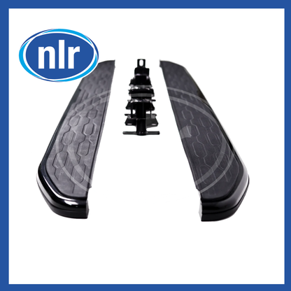 Black Aftermarket Side Steps For Land Rover Discovery Sport