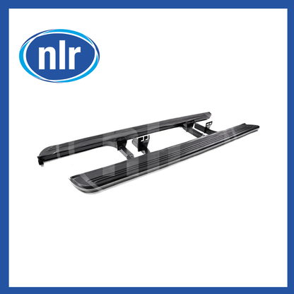 Aftermarket Side Steps + Mudflaps For Range Rover Vogue L322 Black/Silver