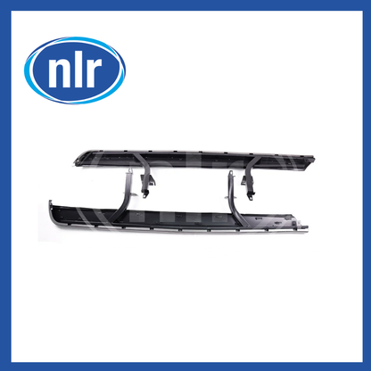 Aftermarket Side Steps + Mudflaps For Range Rover Vogue L322 Black/Silver