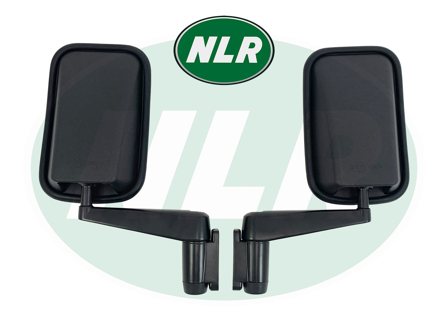 Classic Defender Pair Door Wing Mirrors With Arms - E814